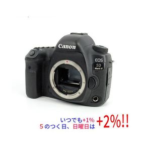 【ブラックフライデーセール期間中はさらに+２％！11/30まで！】【中古】Canon製 デジタル一眼レフカメラ EOS 5D Mark IV ボディ バッテリー・アイカップ・電池