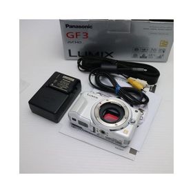 超美品 DMC-GF3 シェルホワイト ボディ 即日発送 Panasonic LUMIX デジタル一眼 本体 あすつく 土日祝発送OK