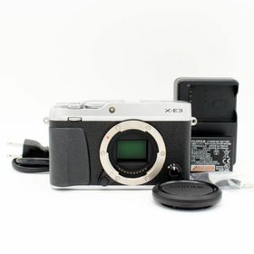 シャッター数4144枚 FUJIFILM X-E3 ボディ シルバー#6511(ミラーレス一眼)
