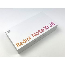 新品未使用 Xiaomi Redmi Note 10 JE グラファイトグレー XIG02 au レドミ