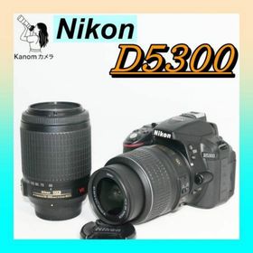 ⭐人気品 ダブルレンズセット Nikon D5300 ⭐高機能 初心者 一眼レフ(デジタル一眼)
