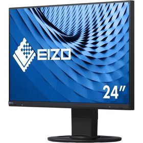 2020年モデル FlexScan EV2460-BK（ブラック）/24インチ/HDMI、Displayport対応/FHD（1920ｘ1080) /USBハブ/画面回転 高さ調整/スピーカー搭載