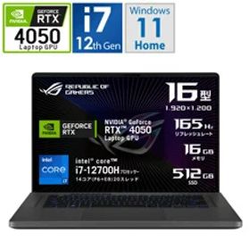ASUS(エイスース) ゲーミングノートパソコン ROG Zephyrus G16 エクリプスグレー GU603ZU-I7R4050G[RTX4050] GU603ZUI7R4050G [振込不可]