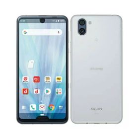 【中古】Bランク【やや傷や汚れあり】 SIMフリー SH-04L SHARP AQUOS R3 プラチナホワイト 利用制限—(白ロム) 送料無料