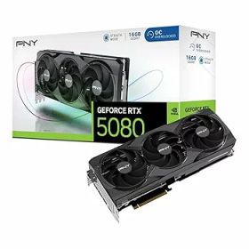 【中古】【未使用】PNY GeFORCE RTX 5080 16GB Overclocked TripleFan グラフィックスボード VCG508016TFXPB1-O VD9010