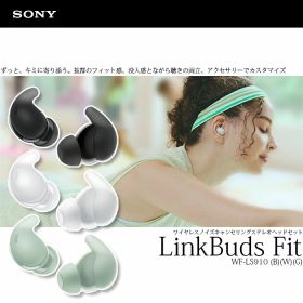 Bluetooth対応ヘッドセット「LinkBuds Fit」 ソニー WF-LS910N Bluetooth ワイヤレス ノイズキャンセリング 高音質 ハイレゾ 防滴性能 着脱検知 多機能 高精度 軽量 マルチペアリング 小型サイズ AI技術 高性能 音声コントロール 360 Reality Audio イヤホン 接続性 音楽体験