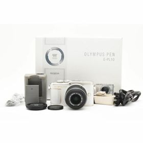 【箱付】 OLYMPUS オリンパス PEN E-PL10 ミラーレス一眼カメラ(ミラーレス一眼)