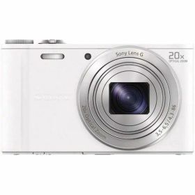 【中古】ソニー SONY Cyber-shot WX300 2110万画素 光学20倍 ホワイト DSC-WX300 W