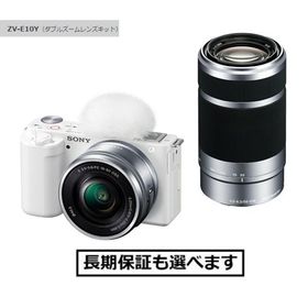 ソニー デジタル一眼カメラ VLOGCAM ZV-E10Y (W) ホワイト ダブルズームレンズキット