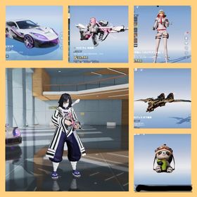 💫クーペ:エミリア＋8周年光輪＋蛇柱:伊黒 JP | 荒野行動のアカウントデータ、RMTの販売・買取一覧