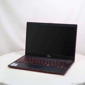〔中古〕FUJITSU(富士通） LIFEBOOK UH75／B3 FMVU7B3RDB サテンレッド 〔Windows 10〕〔196-ud〕