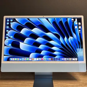 アップル(Apple)の【M3搭載】APPLE iMac IMAC ブルー［MQRC3J/A］(デスクトップ型PC)