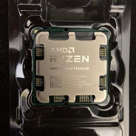 動作確認済中古AMD Ryzen 9 7950X CPU 本体 CPU〕AMD Ryzen9 7950X3D W/O Cooler （Zen4） 100-100000908WOF