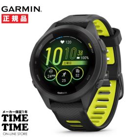 【11日26時まで最大2,000円OFFクーポン！ポイント最大47倍】GARMIN ガーミン Forerunner 265S Black フォアランナー265S スマートウォッチ GPS ランニング Suica対応 010-02810-43 【安心のメーカー1年保証】