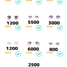 おめめバラ売り👀 | ピグパ(ピグパーティ)のアイテム、RMTの販売・買取一覧