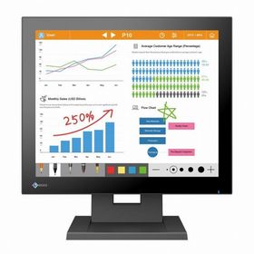 EIZO DuraVision 17インチカラー液晶モニター 1280x1024/DisplayPort HDCP 1.3 、HDMI HDCP 1.4 、D-Sub 15ピン ミニ /ブラック FDS1783T-TBK 代引不可
