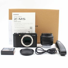 ■シャッター数219枚！新品同様■FUJIFILM X-M5 XC15-45mm(ミラーレス一眼)