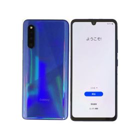 【中古】 SAMSUNG Galaxy A41 SC-41A Blue ブルー docomo 64GB SIMロック解除済 白ロム 本体