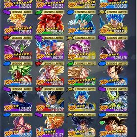 UR、LLほぼコンプ！ | ドラゴンボールレジェンズ RMTとアカウント販売・買取一覧-RMTTrade