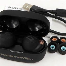 初音ミク コラボレーションモデル ワイヤレスノイズキャンセリングステレオヘッドセット(イヤホン) WF-1000XM4/MK ブラック(ナンバー) 「VOCALOID」 ヘッドフォン