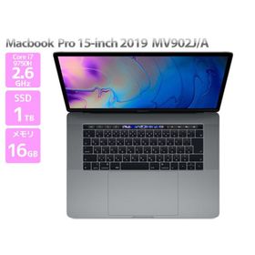 Apple Macbook Pro 15インチ 2019 MV902J/A スペースグレイ ノートパソコン Core i7 9750H 2.6GHz メモリ16GB SSD1TB Cランク K16H 中古