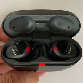 ソニー(SONY)のSONY ワイヤレスイヤホン ブラック WF-SP800N(B)(ヘッドフォン/イヤフォン)