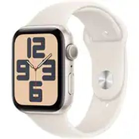 アップル Apple Apple Watch SE 第2世代 （GPSモデル）- 44mmスターライトアルミニウムケースとスターライトスポーツバンド - S/M MXEU3J/A