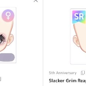 Slacker Grim Reaper・目 リップ セット | ピュアニスタのアイテム、RMTの販売・買取一覧