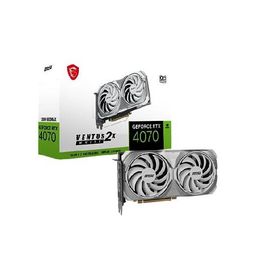 MSI Gaming GeForce RTX 4070 12GB GDRR6X 192ビット HDMI/DP Nvlink TORX ファン 4.0 Ada Lovelace Architecture グラフィックカード (RTX 4070 Ventus 2X ホワ