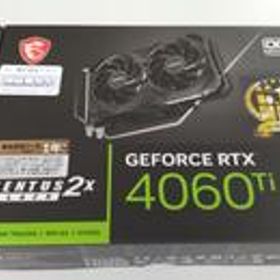 グラフィックボード GEFORCE RTX4060TI VENTUS 2X BL MSI
