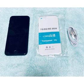 アイフォーン(iPhone)の【中古】【即購入OK】iPhone SE2 ブラック 128GB SIMフリー(スマートフォン本体)