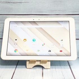 au Qua tab QZ10 KYT33 オフホワイトKYT33SWA 本体 白ロム SIMロック解除済み SIMフリー B308742