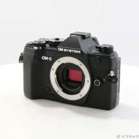 【中古】OMSYSTEM OM-5 ボディ ブラック 【262-ud】