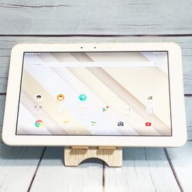 au Qua tab QZ10 KYT33 オフホワイトKYT33SWA 本体 白ロム SIMロック解除済み SIMフリー B308742