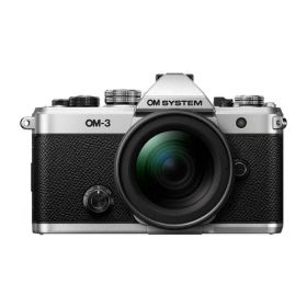 OMデジタルソリューションズ OM-3 12-45mm F4.0 PROキット SLV デジタル一眼カメラ OM SYSTEM シルバー