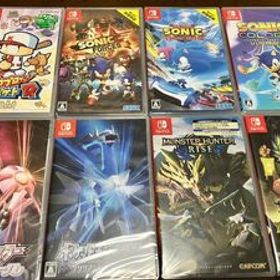 送料無料 新品未開封 Nintendo Switch ソフト セット ニンテンドースイッチ モンスターハンターライズ ソニック フォース ポケモン 任天堂
