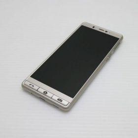 シャープ(SHARP)の新品同様 シンプルスマホ5 シャンパンゴールド M111(スマートフォン本体)