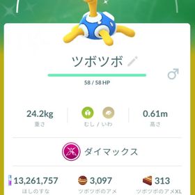 【色違い✨️】ダイマックス ツボツボ トレード | ポケモンGOのアカウントデータ、RMTの販売・買取一覧