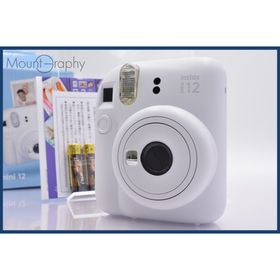 ★極上美品★ 富士フィルム FUJIFILM instax mini 12 元箱、単三電池2本ストラップ、取扱説明書付属 ★完動★同梱可 #yk3622(フィルムカメラ)