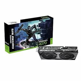 【中古】玄人志向 NVIDIA GeForce RTX4070 搭載 グラフィックボード GDDR6 12GB 搭載モデル 【国内正規品】 GG-RTX4070-E12GB/DF