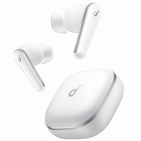 【スーパーSALE開催中！】 ANKER Soundcore Liberty 5 完全ワイヤレスイヤホン パールホワイト ノイズキャンセリング ハイレゾ対応 長時間再生 防水 A3957N21