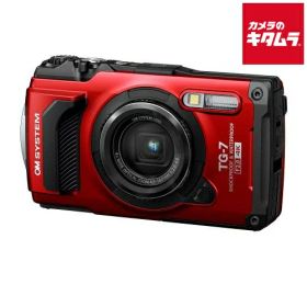 OM SYSTEM Tough TG-7 RED レッド コンパクトデジタルカメラ 防水 Wi-Fi搭載 高画質 コンパクトデジカメ