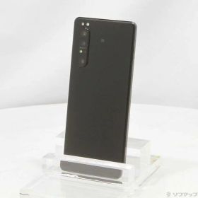 【中古】SONY(ソニー) Xperia 1 II 256GB フロストブラック XQ-AT42 SIMフリー 【371-ud】
