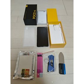 シャオミ(Xiaomi)のPOCO F5 5G ブラック 本体 替えBTとフィルム付き(スマートフォン本体)