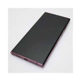 美品 Galaxy S22 Ultra SC-52C バーガンディ スマホ 白ロム 中古 あすつく 土日祝発送OK