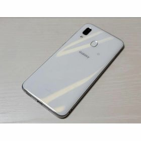 ジャンク au SCV43 SAMSUNG Galaxy A30 ホワイト(スマートフォン本体)