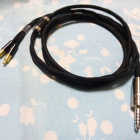 ATH ADX5000 SR9 MSR7b MOGAMI 2534 + 4N純銀撚り線 六芯 125cm 4.4mm5極 FT-7445 (R) FURUTECH ロジウム ESW750 ESW950 ESW990h ATH-WP900