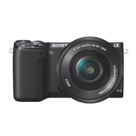 【中古】 ソニー SONY ミラーレス一眼カメラ α NEX-5Rダブルズームレンズキット ブラック NEX-5RY/B