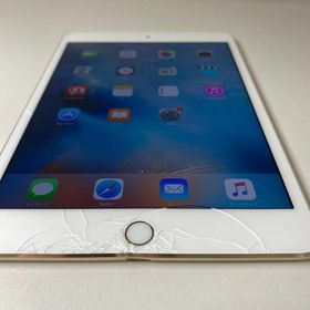 アップル(Apple)のiPad mini 4 ゴールド WiFi+Cellular 16GB 割れ有(タブレット)