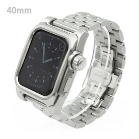 アップルウォッチ5&amp;4 40mm用 FACTRON Next for AppleWatch5 ステンレススチール316Lケース ステンレスメタルバンド Series5&amp;4 40mm専用 FA-W-043